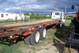 hay trailer and Volvo semi